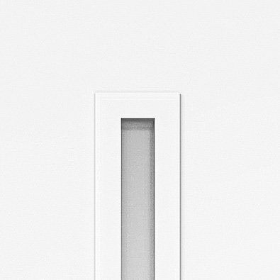 Detailansicht - aufliegende Glasleiste Posto von vitaDOOR